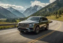 Luxury SUVs for Families: Comfort, Style, and Safety A Luxury SUVs for Families cruising on a scenic highway