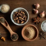 A clean and inviting flat-lay image of Natural Remedies for Infected Tooth