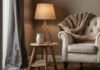 A cozy reading nook featuring Floor Lamp for Reading Chair