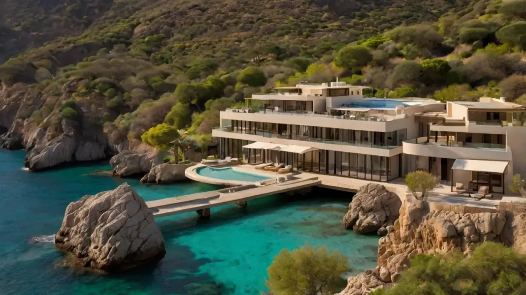 A luxurious scene featuring a Bespoke Travel Experiences