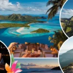 A scenic collage showcasing a Custom Travel Agencies