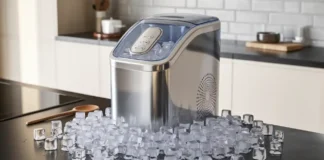 Upstreman Ice Maker: Features, Benefits, and More A sleek and modern countertop Upstreman Ice Maker in a stylish kitchen setting