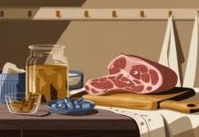 A visually appealing arrangement of carnivore food supplements