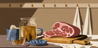 A visually appealing arrangement of carnivore food supplements
