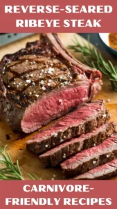 Carnivore-Friendly Recipes Reverse-Seared Ribeye Steak