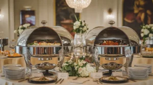 Choosing the ideal chafing dish.