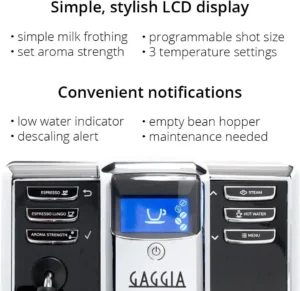 Features of the Gaggia Anima Prestige