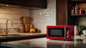 RETRO Galanz Red Microwave
