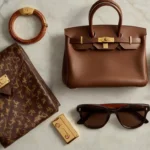 flat lay composition featuringThe Most Costly Clothes Brands