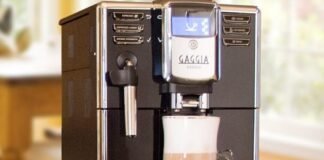 Gaggia Anima Prestige Review: Compact, Easy, Café-Quality modern kitchen countertop featuring Gaggia Anima Prestige review