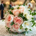 A beautifully arranged Wedding bouquet