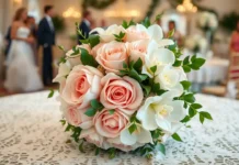 A beautifully arranged Wedding bouquet