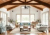 A beautifully designed modern farmhouse style