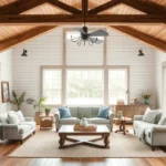 A beautifully designed modern farmhouse style