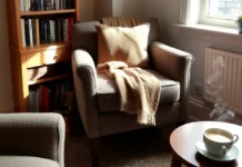 Corner Reading Chair: Best Cozy & Stylish Picks A cozy corner with a stylish upholstered corner reading chair