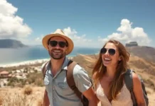 A luxurious travel scene featuring Tailor-Made Travel