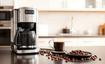 Cuisinart Coffee Maker Combos: Best Models & Features A modern kitchen countertop with a Cuisinart coffee maker combo