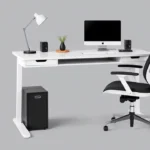Best Small Corner Standing Desk for Compact Spaces a stylish small corner standing desk with an ergonomic chair
