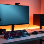 Cool Desktop Gadgets to Upgrade Your Workspace Effortlessly A modern, stylish workspace with cool desktop gadgets