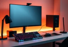 Cool Desktop Gadgets to Upgrade Your Workspace Effortlessly A modern, stylish workspace with cool desktop gadgets