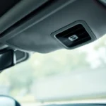 A sleek car interior featuring a Febreze car air freshener review