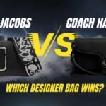 Marc Jacobs vs. Coach: Which Designer Bag Wins? A stylish flat lay featuring a Marc Jacobs Snapshot bag and a Coach handbag side by side