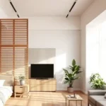 Studio Apartment Divider: Smart Ways to Maximize Space A stylish modern studio apartment dividers separating the sleeping and living areas