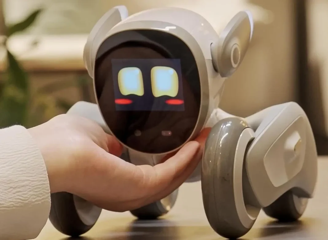 A vibrant and friendly Loona AI Robot Pet
