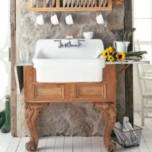 American Standard farmhouse sink with 8-Inch Centers
