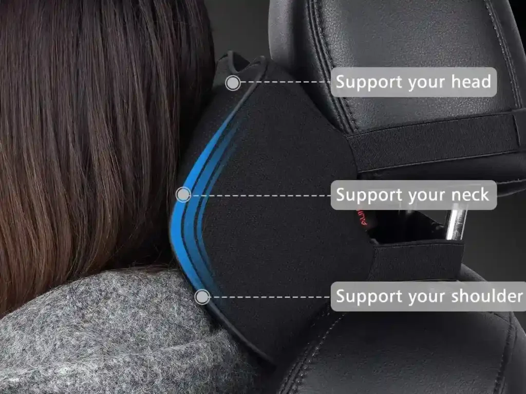Aukee Car Headrest Pillow features