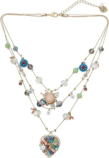 Butterfly Charms Layered Statement Necklaces