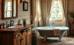 Characteristics of Country Bathroom
