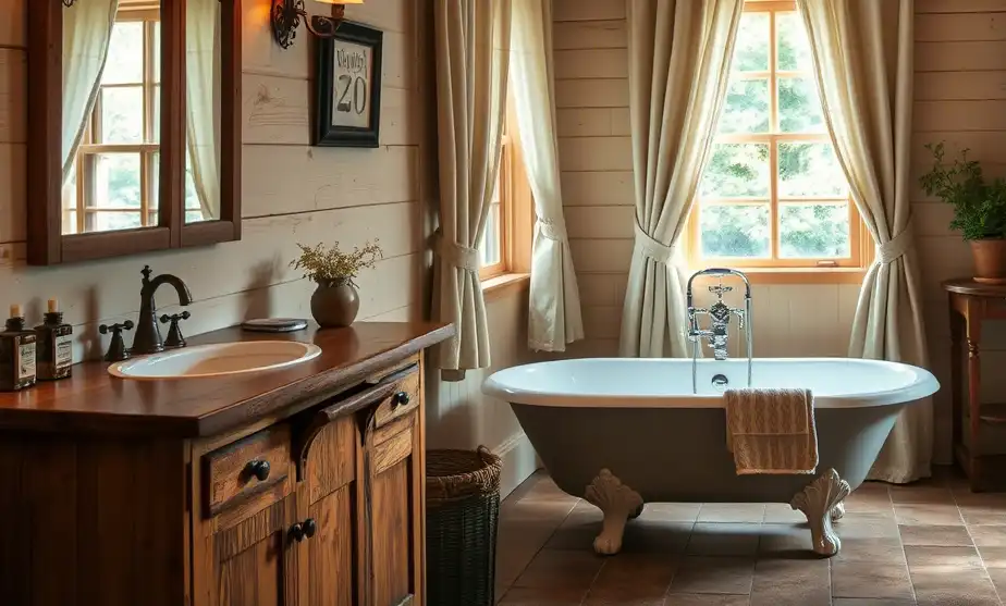 Characteristics of Country Bathroom