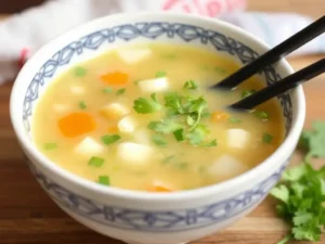 Egg Drop Soup for a Healthy Asian Breakfast