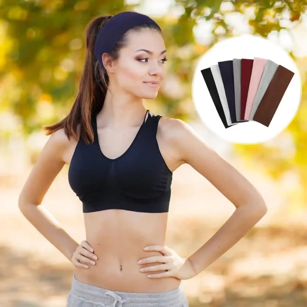 Non-Slip Headbands for a Secure & Stylish Look 2 Fitness & Sports Non-Slip Headbands