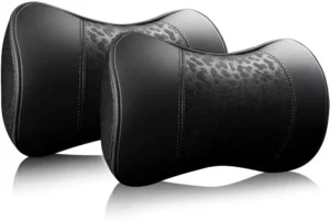 HAOTULE Leather Car Pillow Headrest for Adults