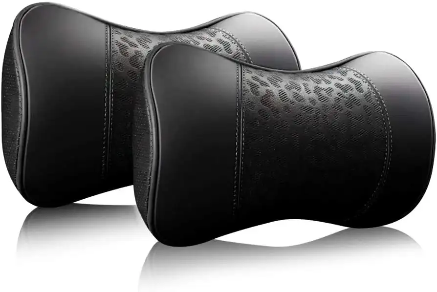HAOTULE Leather Car Pillow Headrest for Adults