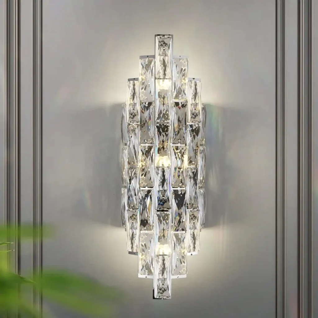 Crystal Wall Sconce: Elegant Lighting for Any Space 2 Premium Crystal Wall Sconce