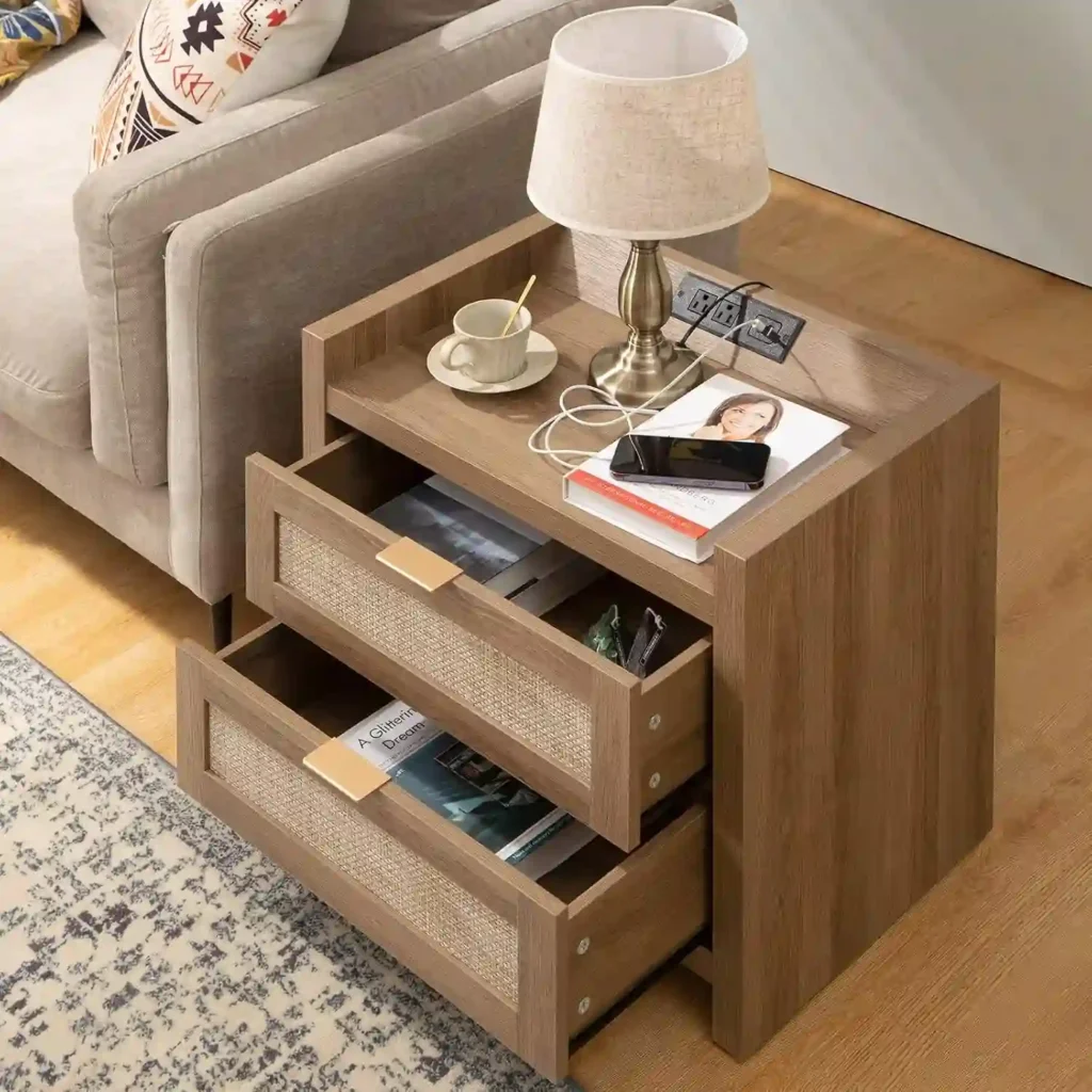 Stylish Wooden Bedside Locker for Small Spaces 1 SICOTAS wooden bedside locker