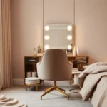 A chic and modern Makeup Vanity Chair