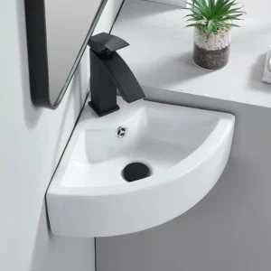 VAPSINT Corner Small Bathroom Sinks