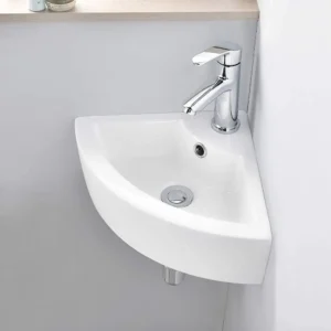 VASOYO Small Corner Bathroom Sink