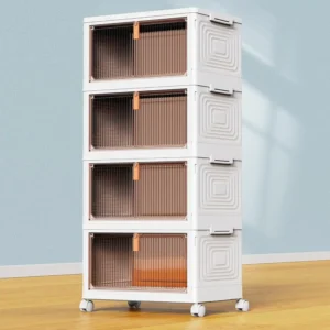 4 Tier Plastic Garage Office Storage Solutions