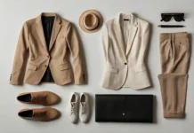 Minimalist Fashion: Style Guide & Top Brands A clean, modern flat lay of neutral-toned Minimalist Fashion pieces