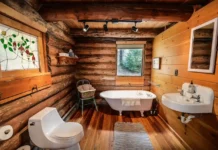 A cozy Country Bath Decor