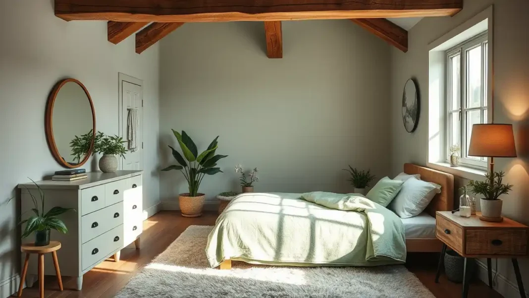 A cozy and stylish bedroom decor