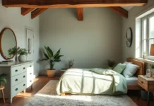 A cozy and stylish bedroom decor