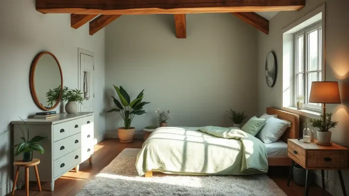 A cozy and stylish bedroom decor