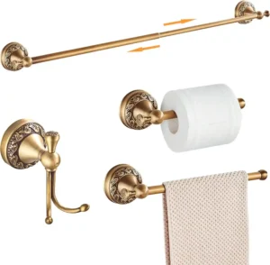 Antique Bronze Bathroom Hardware Set