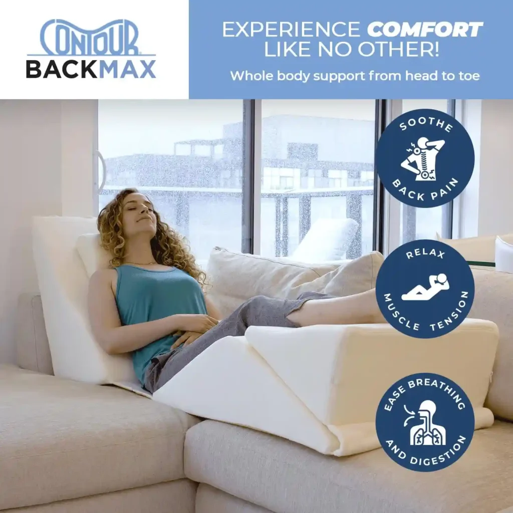 Contour BackMax Bed Wedge Lumbar Support System